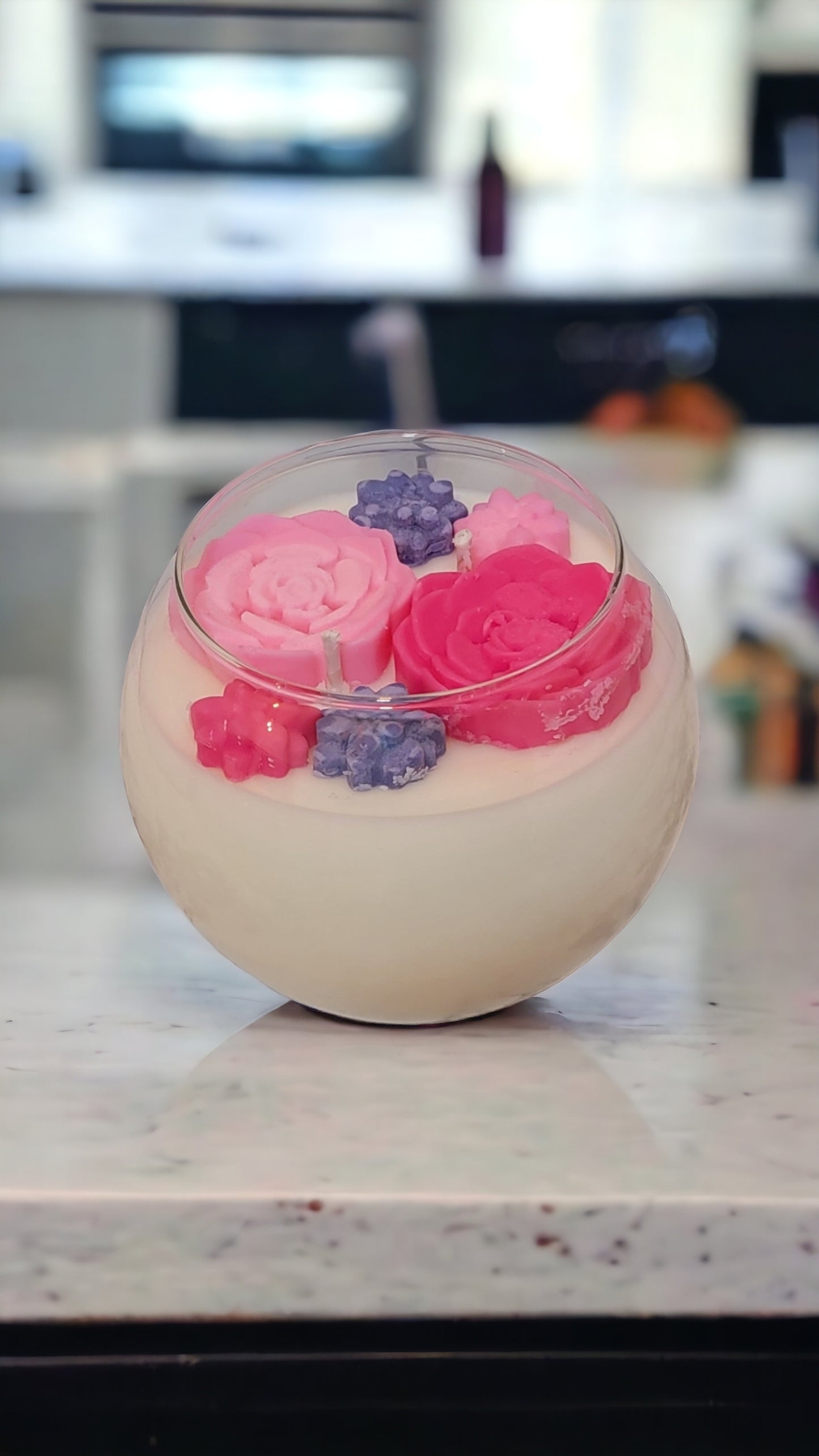 Mother's Day Floral Bouquet Candle