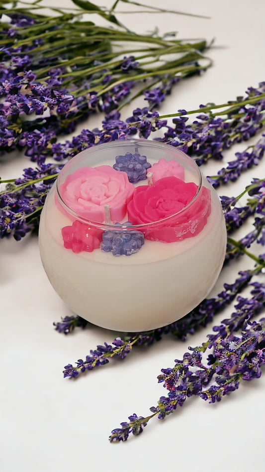 Mother's Day Floral Bouquet Candle